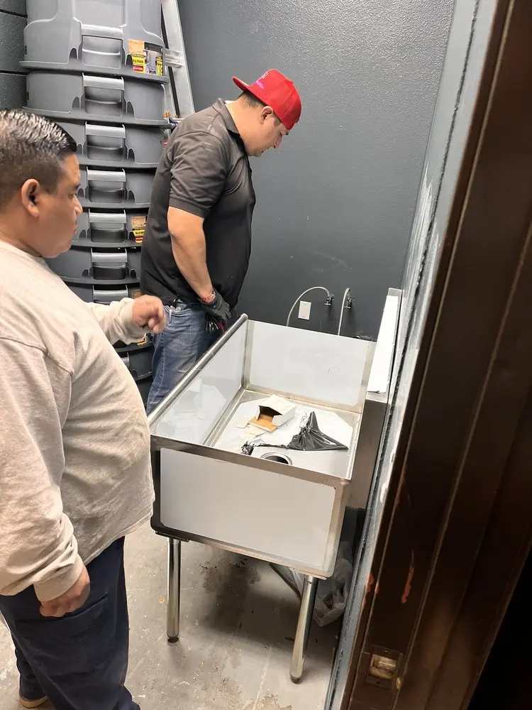 Commercial plumbing and sink installation in Leopard Lakes