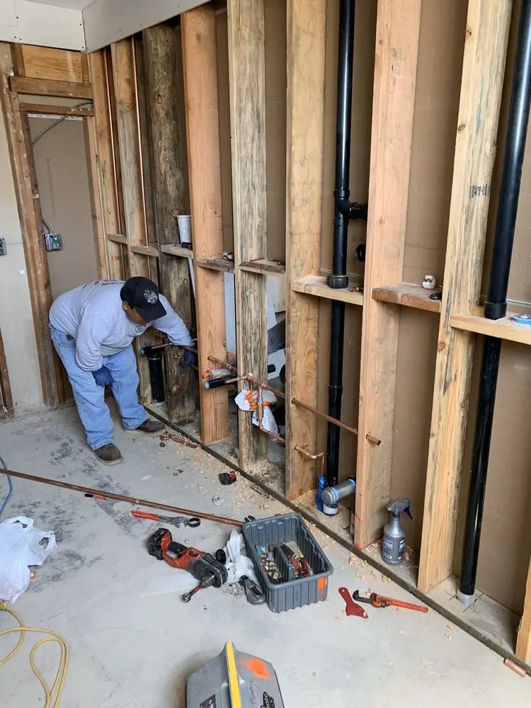 Commercial rough-in plumbing for Gas Line Repair in Leopard Lakes